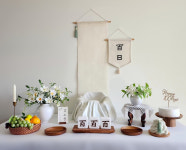 [백일상 대여] 100일 전통 셀프 차림 아기 백일 한복 포함 소담 : 베이비스윙