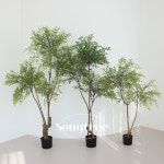 [송트리 MADE] 조화 인테리어 남천 인조나무 소형 120cm : 송트리 SONG TREE
