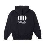 [ 드반 ] SIGNATURE LOGO EMB HOODIE BLACK 캐주얼 후드 블랙 : DVAN