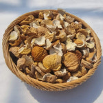 유기농 햇밤 말린밤 300g 국내산 부여밤 황율 건율 : 웃골농원