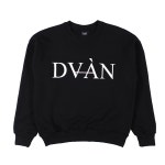 [드반] DVAN PNK LA FLEUR SWEAT SHIRT BLACK 라 플라 맨투맨 블랙 : DVAN