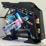 COUGAR Conqueror MOD 패널 투명 샤시 플레이트 쿠거 PC 케이스 캐비닛 커스텀 사이드 커버 AURA SYNC ROG DIY 수리 : 비니미니파파3