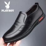 PLAY 남성용 가을 하이엔드 가죽 통기성 신발 중년 및 노인 고급스러운를 위한 발등 증가 : 라이마르