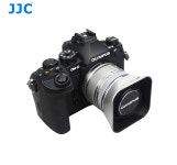 EaJ JJC 올림푸스 M ZUIKO 디지털 f/28 EM10 후진 40 그늘막 블랙 : 판부몰