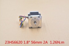 Nema23 스테퍼 모터 23HS6620 단일 샤프트 2 상 6 리드 185oz in 56mm 2A 35mm 직경 1pcs : 분당플렉스29