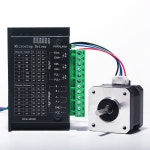 CNC 3D 프린터용 스텝퍼 모터 드라이버, 2 상 42 모터, Nema 17, 23 업그레이드 TB6600, 0.55N.m, 42BYGH47 : 포션상점