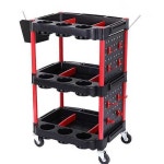 세차장 카트 걸레 이동식 디테일링 선반 수납 작업대 자동차 세차 전용 셀프 거품 트롤리 : 우주77