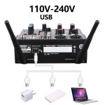 방송용 강의용 노래방 마이크 오디오 믹서 1개의 견인 2개의 무선 세트 : 한빛 트레이더스