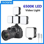 휴대용 미니 6500K LED 비디오 조명 사진 셀카 라이브스트리밍 필 램프 : 가람전기01