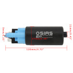 OSIAS 연료 펌프 할리 데이비슨 2002 2003 2004 2006 로드 CVO 블랙 블루 75146 06 62109 01A O 2 : 귤한입만