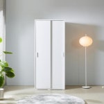 슬라이드옷장 키큰장 원룸 작은방 장롱 옷장수납장 슬라이딩 옷장 800 : 틈새하우스