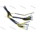 비트메인 앤트마이너 APW7 APW3 PSU L3 D3 용 6 핀 PCIE 전원 커넥터 1200W 1600W 출력 케이블 : 분당플렉스33