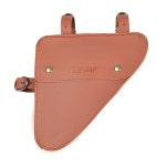 ESLNF Bike PU Leather Bicycle Front Frame Retro Triangle Bag Ultra-light Tube Small Packet Repair T : 망고에프