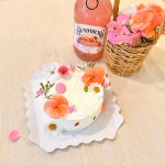 [기초 클래스] 봄 시즌 생화케이크 단체수업 중학교 고등학교 유치원 진로체험 : 티움 베이킹스튜디오