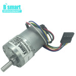 QQ Bringsmart 하이 토크 모터 인코더 기어박스 모터, 6 1600RPM 속도 조절 가능, 미니 JGB37 3530B, 12v 10rpm 다른 : 참새팡팡