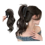 물결 웨이브 스퀘어집게 가발 : 몰몰온