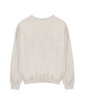 닉앤니콜 VOLUME BUTTERFLY SIGNATURE SWEATSHIRT OATMEAL BLACK : 트랜드코디