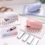 퓨어 컬러 마시멜로 스테이플러  스테이플 세트  미니 및 휴대용 바인더 : 우주네무역