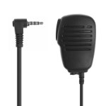 Yaesu VX 1R 2R 5R FT 60R 150 250용 3 5mm 휴대용 스피커 마이크 PPT Black : 분당플렉스31