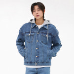 체이스컬트 공용 후드 탈부착 데님 트러커 자켓 [EARU1211B0N] : NC동수원점 체이스플러스