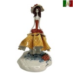 입상 도자기 인형 인테리어 오브제 골동품 파스텔 체라미카 이탈리아 : MITUYAstore