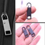 가방 DIY 10 범용 당김 지퍼 의류 수리 즉석 금속 슬라이더 교체 재봉 헤드 S-011 Black 5pcs : 동글레