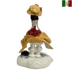 입상 도자기 인형 인테리어 오브제 골동품 파스텔 체라미카 이탈리아 : MITUYAstore