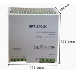 DRT-240-24 레일 호환 스위치 전원 공급 장치, 3 상 380V 입력, 10A DC24V 출력 : 사오엠테크