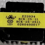 Midea 에어컨 내부 스위치 변압기 BCK 25 1L 251L, 1 : 글로리33