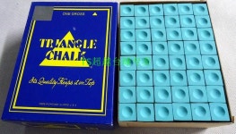 쵸크 킹쵸크 업소용칠판 용품 파란색 3A등급 4구 당구장 블루 초크 업소용 5A 마스터 1 삼각민트 대합144알 : 더탑픽스몰