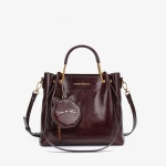 크로스보더 레트로 숄더백 브라운 : 초록 마루