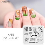 KADS-자연 017 스탬핑 플레이트 네일 아트, 동물 코끼리 숲 디자인 템플릿 이미지 DIY 매니큐어 : 열일물류