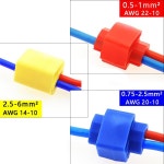 10PCS/20PCS 와이어 커넥터 스카치  스냅 AWG2210 케이블 절연 압착  스플 라이스 전기 터미널을 끊지 않고 : 신우유통35
