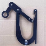 줄 걸기 장대 가지 높은 나무 로프 걸이 BN 감개 묶기 검은색 (M8 범용 나사) : 만물상자마켓