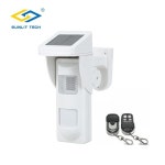 독립 작업 경보 시스템 야외 태양열 발전 무선 적외선 감지기 90db  데시벨 433MHz : 한라산인터네셔널4