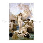 간판 비너스 윌리엄 아돌페 부게로 화성 금속 사인 파티 클럽 바 벽화 주석 포스터 제작 : 데이지유통