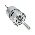 브러시 모터 모터 775 에어컨 엔진 선풍기 12 24V 선풍기 태양광 1300RPM : 공구철물