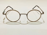 피오비노 라이텐 LT58 가벼운 티타늄 나사없는 초경량 안경 원형 블리스 안경테 : 글라스윗