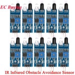 아두이노 스마트 카 로봇용 IR  장애물 회피 센서 모듈, 3 선 반사 광전 센서, MH-B, 10 개 1 개 : 사오종합상사