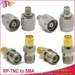 1PCS/LOT RPTNC TO SMA FEMALE MALE PLUG JA ADAPTER STRAIGHT RF COAXIAL CONNec호환 TOR 50OHM RP TNC CONV : 신우유통39