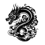 드래곤 용무늬 용 열전사지 의류스티커 패브릭 DIY의류소품 : 오즈디자인랩