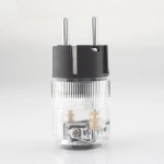 크래스트 PE PC 로듐 도금  등급 슈코 커넥터 AC POWER LOGIC 플러그 암 : 신우유통36