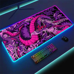 RGB 마우스 패드 900x400 Led 일시 중지 패드 게이머 Pc 액세서리 마우스 패드 게임 마우스 매트 데스크 매트 매트 패드 대형 카펫 : 포션상점
