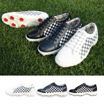 남자골프화 키높이 신발 파크골프 스크린 연습장 실내 슈즈 발편한 빅사이즈 290 300 게이트볼 : 브로그맨