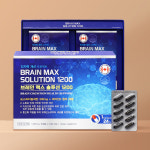 브레인 맥스 솔루션 1200 2box(60캡슐) 인지력 개선 프로젝트 : 우리팸케어