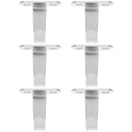 나사에 의하여 거치되는 천장 철 벽 고정을 위해 6 PC 내각 걸이 : Mirelo