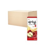 웅진 내사랑 사과 드링크 185ml 96개 : 진하유통