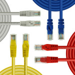 칼론 기가 랜선 랜케이블 UTP 인터넷선 연결 연장 LAN PC 공유기 CAT5 2M : 컴길