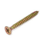 천연 목재피스 목공나사 접시머리 석고 피스 AC M4x25mm 50개 : 아이베란다