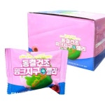 동결건조 핑크 지구모양 젤리 8g(8gX18개입) : 탕비넷
